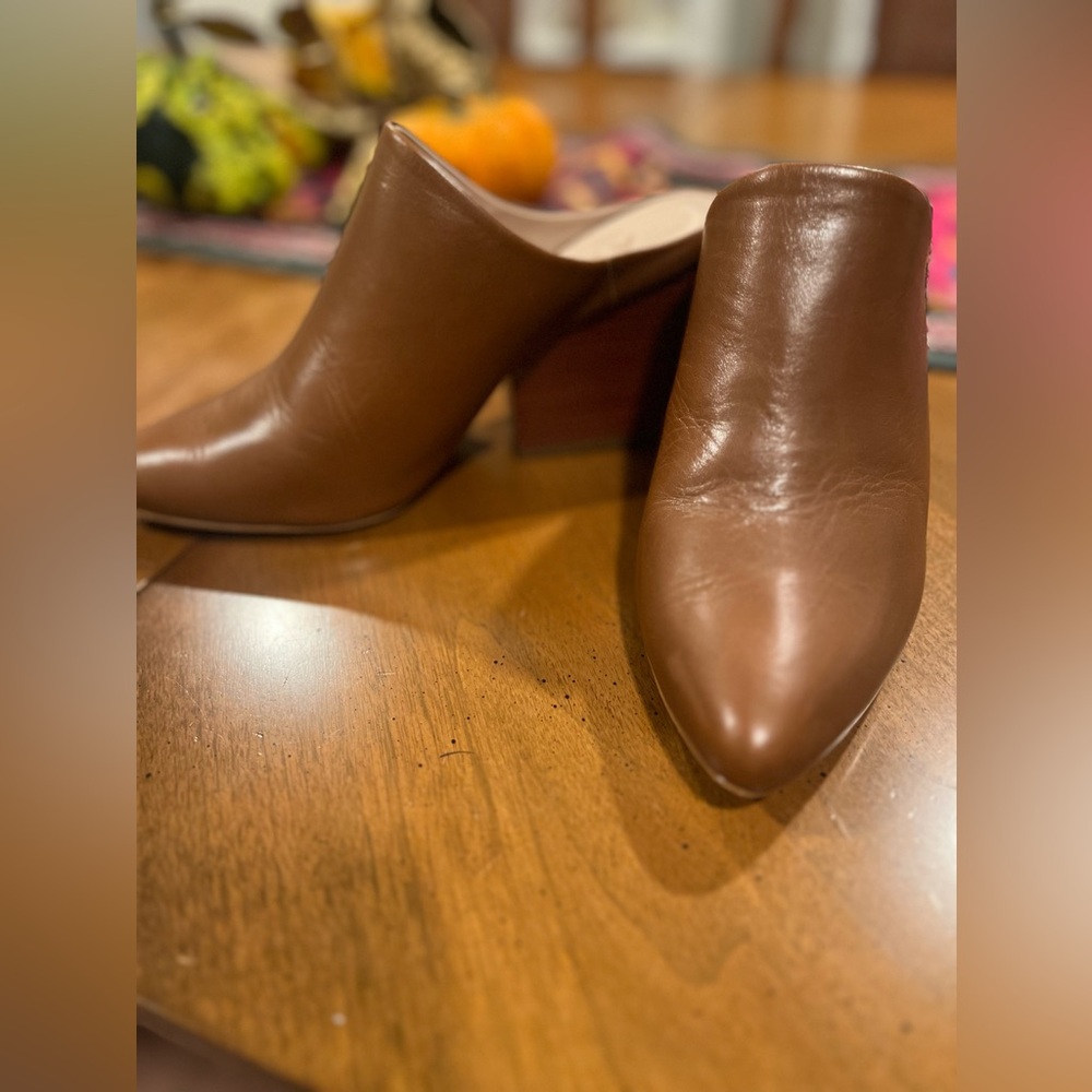 Leather Boot/Mule, worn once